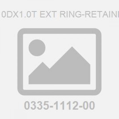M 10Dx1.0T Ext Ring-Retaining